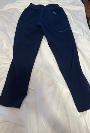FIGS Navy (XXS Petite) Yola High Waisted Skinny Scrub Pants thumbnail 3