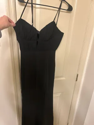 Lulus Black Maxi Dress - Pleated Bustier Sweetest Splendor thumbnail 3