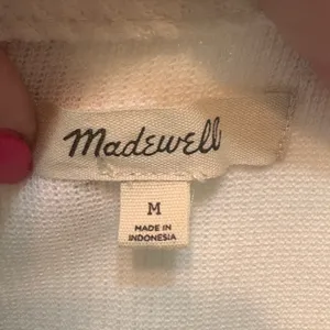 Madewell Cream V-Neck Women's Sweater thumbnail 5