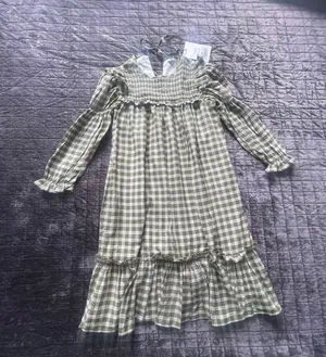 The New Society Dominique Girl Dress 8y thumbnail 1