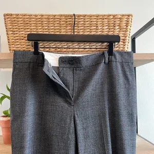 Ann Taylor High-Rise Plaid Stretch Virgin Wool Career Dress Pant Trouser, 14 thumbnail 7