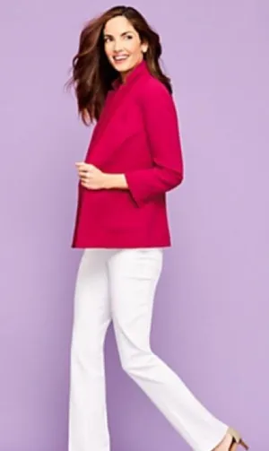 Talbots refined crepe no close blazer thumbnail 3