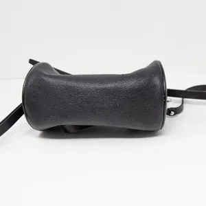 Rebecca Minkoff Barrel Circular Long Genuine Leather Crossbody Purse Bag Black thumbnail 5