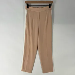 Aritzia Babaton Conan Blush Pink Stretch Crepe Pull On Side Stripe Tapered‎ Crop Pants 0 thumbnail 3