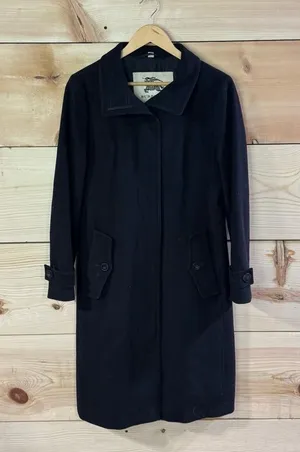 Burberry London Wool/Cashmere Button Up Trench Coat thumbnail 1