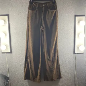 Yesstyle Dark Chocolate Brown Wide Leg Corduroy Pants thumbnail 3
