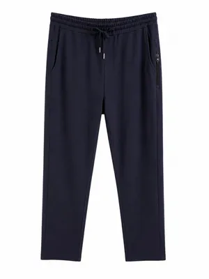 Quince Supersoft Fleece Sweatpants Navy Size L Tencel Modal Jogger Lounge thumbnail 2