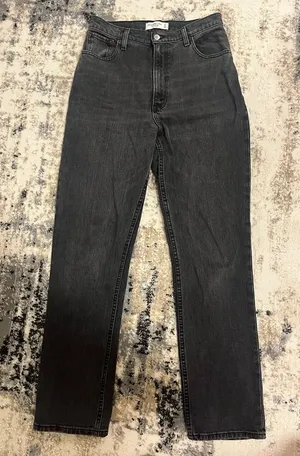 Black Abercrombie High-rise Jeans thumbnail 1