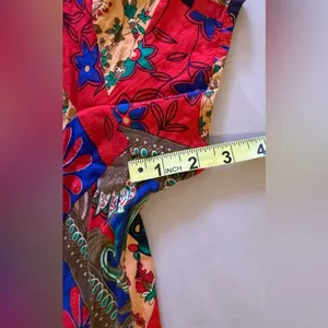 Multi colored cotton dress MULTI-COLOR Floral DRESS Young WomanSummer Spring s thumbnail 3