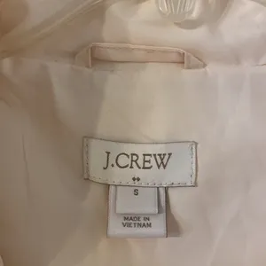 J.Crew Puffer Vest size S BNWOT length 25” bust 36” color cream thumbnail 5
