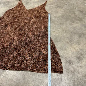 Vintage y2k Victoria’s Secret cheetah leopard sheer chiffon slip dress thumbnail 3