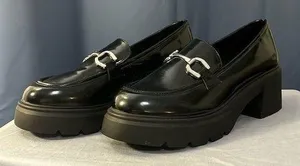 Women’s Madden Girl Black Chunky Sole Loafers Size 11, LIKE NEW!! thumbnail 1