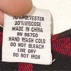 Jessica McClintock Super Soft Black Plaid Poncho Caper‎ One Size fits most thumbnail 4