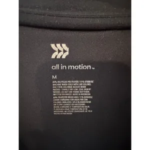All In‎ Motion Black Full Zip Athletic Jacket Size Medium thumbnail 5