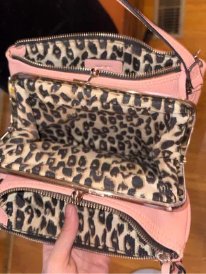 Nine West Light Pink Pebbled Crossbody Bag thumbnail 4