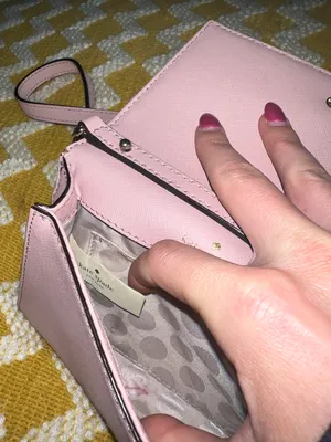 Kate Spade Pink Leather Cross Body Purse thumbnail 9