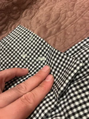 Brandy Melville Black and White Gingham Pants thumbnail 3