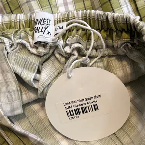 NEW Princess Polly Small Lona Green Plaid Mini Skirt NWT thumbnail 3
