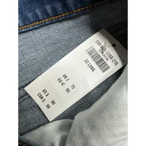Abercrombie The Ankle Straight Ultra High Rise Denim Jeans Women‎ 33/16L NWT thumbnail 7