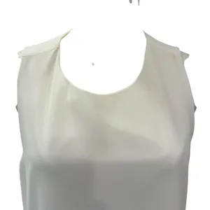 Naked Zebra Mini Shift Dress Y2K Retro Formal Office White SZ LG Lined Summer thumbnail 3