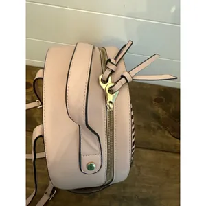 Calpak Blush Pink Faux Leather Backpack Strappy‎ Stitch Detail Gold Hardware NEW thumbnail 8
