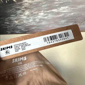 Skims Fits‎ Everybody Push Up Demi Bra Clay 32DD thumbnail 4
