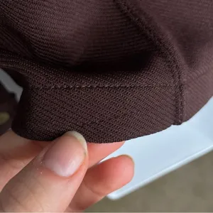 FREE PEOPLE Vintage Brown Jacket Womens Small Neutral Indie Sleaze Grunge Goblin thumbnail 7