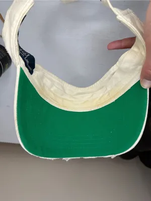 Vintage Distressed Khaki Polo Ralph Lauren Visor thumbnail 7