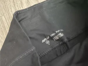 aerie Black High-Waist Leggings thumbnail 2