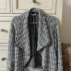 BB Dakota Black and White Tweed Blazer thumbnail 1