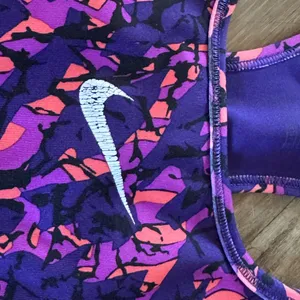 Nike Dri fit purple and pink sports bra #fitness XS thumbnail 2