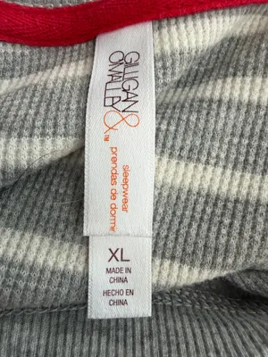 Gilligan & O’Malley Ladies Stripe Pajama Set - Cozy Long Sleeve Top & Pants thumbnail 5