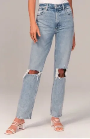 Abercrombie Jeans Ultra High-Rise 90s Straight thumbnail 1