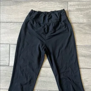 Black Flared Leggings thumbnail 4