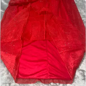 Windsor Red Maxi Halter Neck Sparkly Dress thumbnail 7