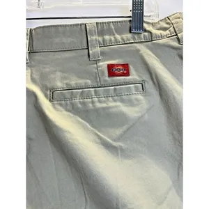 Dickies Womens Bootcut Work Pants Khaki Slim Fit‎ Stretch Durable wide leg 14R thumbnail 4