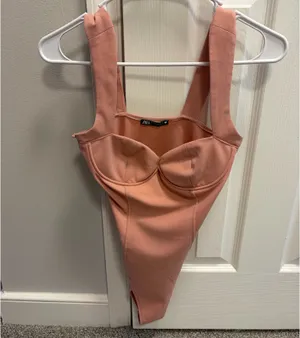 Pink ZARA Bodysuit thumbnail 2