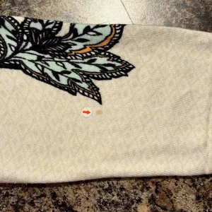 Chicos Floral Abstract Sweater Artsy Boho Statement Eclectic 3 XL 16 3/4 Sleeve thumbnail 9