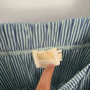 Nation LTD Large Camille Midi‎ Sundress Spritz Stripe Mint Blue Tiered Resort thumbnail 6