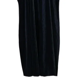 Kaari Blue Womens Glam Beaded Velvet Dress Black Cocktail Evening Event Size L thumbnail 4