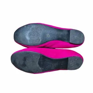 Size 6.5 Zara Woman Hot Pink Calf Hair Loafer Flats thumbnail 5