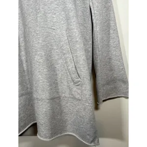 ATHLETA‎ Sweatshirt Cotton Blend Hoodie Grey Long Athleisure Workout Size Small thumbnail 4