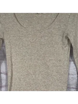 J.Crew Women's Long Sleeve Ribbed Shirt - Size S thumbnail 2