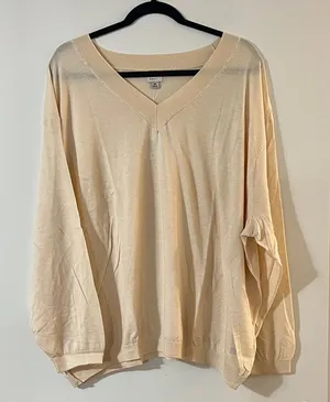 Target Cream Knit Top thumbnail 1