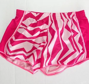 Nike Dri-Fit Printed Tempo Running Shorts - Large - Pink/White thumbnail 1