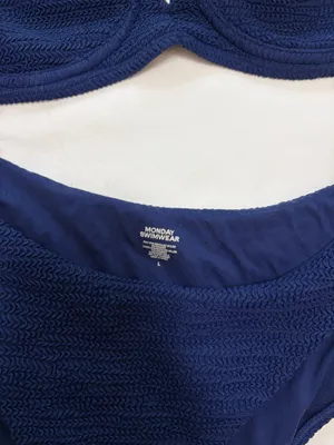 Monday Swimwear Navy Bikini Set thumbnail 4
