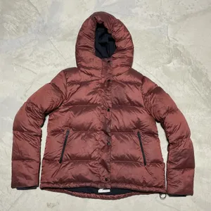 Lululemon Wunder Puff Coat Jacket Puffer 600 Down Size 4 Sunset Orange *STAINED* thumbnail 1
