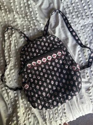 Vera Bradley | retired classic black paisley backpack thumbnail 1