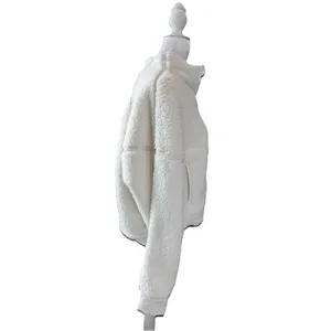 Sonoma Juniors' SO Pullover White Size S Sherpa High Pile Quarter-Zip Oversize New thumbnail 5