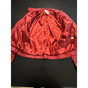 Vintage Paradox Red Genuine Leather Moto‎ Jacket Full Zip Size 16 RN 41488 thumbnail 5